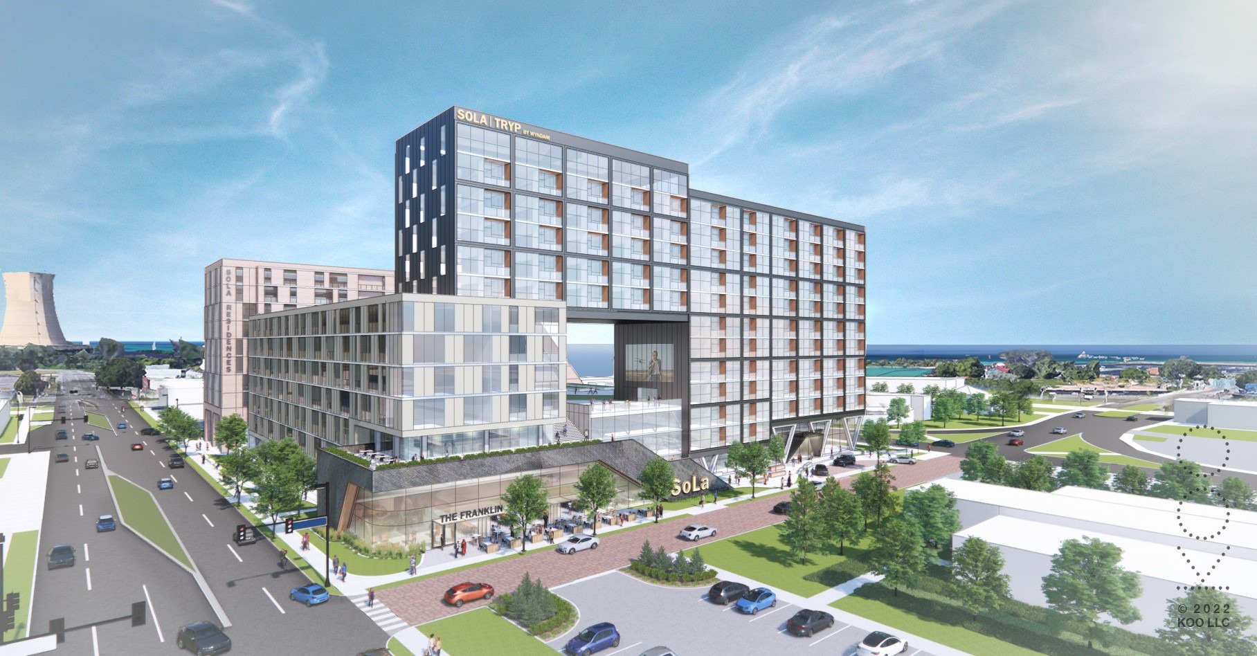 Utility relocation work starts on 280 million SoLa lakefront hotel and